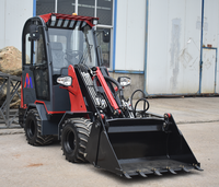 Chargeuse sur pneus compacte HAIJU M910T avec flèche télescopique, capacité de charge de 1000 kg, 4x4, hydraulique, vente directe usine à prix avantageux