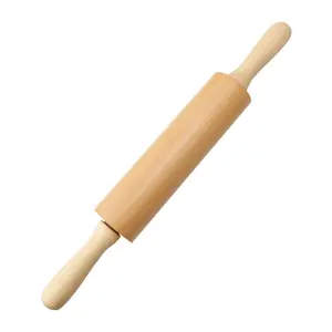 Custom Beech Wood Rolling Pin For Baking Pizza Dough French Classic Roller Kitchen Utensil Tools Long Rolling Pin