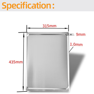 <span class=keywords><strong>Prix</strong></span> <span class=keywords><strong>d</strong></span>'usine 435X315 Plaque de cuisson antiadhésive <span class=keywords><strong>en</strong></span> aluminium et acier, facile à nettoyer, pour <span class=keywords><strong>pain</strong></span>, croissants et hamburgers - Product Image 5