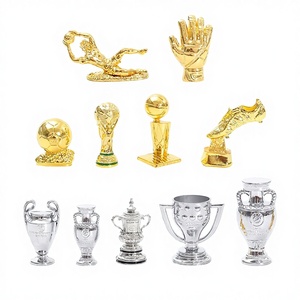 Mini Soccer Theme Trophy Ornament Keychain for for Serie Bundesliga Golden Boot Golden Ball Golden <strong>Cup</strong> - Product Image 1