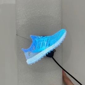 Ventilador de holograma <span class=keywords><strong>LED</strong></span> 3D más pequeño de 14cm con sistema gratuito Ventilador <span class=keywords><strong>Led</strong></span> 3D Publicidad digital Pantalla holográfica 3D - Product Image 5