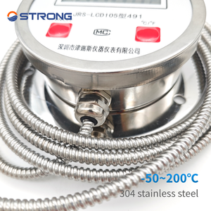 เทอร์โมมิเตอร์แบบดิจิตอล คุณภาพสูง กันน้ำ หัววัดสแตนเลส หน้าจอ LCD ช่วงการวัด -50°C ถึง +200°C - Product Image 5