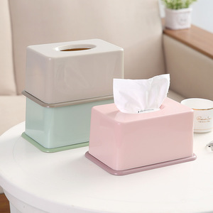 Baolong Custom Nordic Multifunctional Creative Plastic Desktop Home Container Tissue Boxes Facial Tissue Box