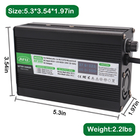 Chargeur de batterie au lithium 84V 3.5A en gros d'usine en Chine avec affichage de charge pour chargeur de batterie au lithium 20S 74V 72V