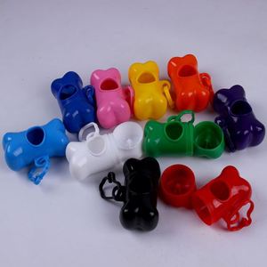 Distributeur de sacs à déjections canines en forme d'os 8,5*3,5 cm, support pour sacs à déjections pour animaux de compagnie - Product Image 4