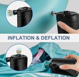 Pompe à air électrique portable 5200 mAh, gonfleur rapide pour piscine, gonfleur silencieux, compresseur rapide pour matelas, gonfleur rapide pour canapé d'extérieur - Product Image 5