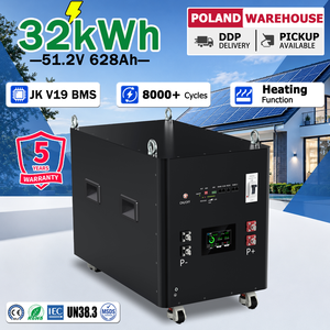 Batería Solar de Litio de 32 kWh en Stock en Polonia, 48V 51.2V 628Ah MB56 Lifepo4 con BMS JK V19 para Sistemas Solares Fuera de la Red - Product Image 1