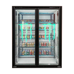 Commercial <span class=keywords><strong>Refrigeration</strong></span> <span class=keywords><strong>Equipment</strong></span> Display Freezer com porta de vidro e prateleiras para geladeira comercial - Product Image 1