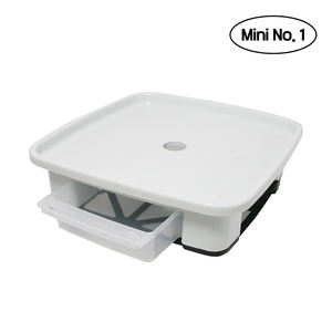 Maceta Cuadrada Blanca Multiusos de PP con Bandeja de Goteo y Depósito de Agua de 22.5cm para Decoración del Hogar y Jardín - Product Image 3