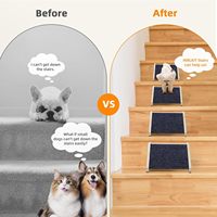 Rampe pour animaux de compagnie en bois multifonctionnelle de qualité supérieure pour les escaliers, antidérapante, rampe pour chien d'intérieur pour les escaliers de la maison, rampe d'escalade pour chien portable et sécurisée