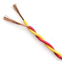 Câble flexible torsadé en PVC à âme en cuivre, vente en gros d'usine, fils électriques en cuivre ignifuges, fils électriques