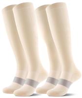 Chaussettes de compression personnalisées graduées 20-30 mmHg, extensibles, antidérapantes, hauteur genou, pour la récupération et l'entraînement