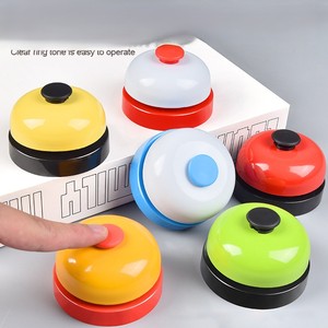 Campana de juguete multicolor opcional al por mayor BABY, campana Dingdong, generador de ruido para fiestas, campana de llamada, campana de juguete de presión manual para juegos de cartas - Product Image 5