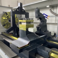Haute précision CK61125 3000mm CNC tour plat CNC tour 2 axes Machine-outil à vendre