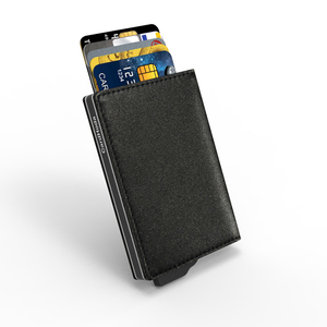 CardHoda Aluminum Card Holder <b>RFID</b> <b>Blocking</b> Pop-Up <b>Wallet</b> Short Fold Closure Unisex Minimalist Design - Product Image 5