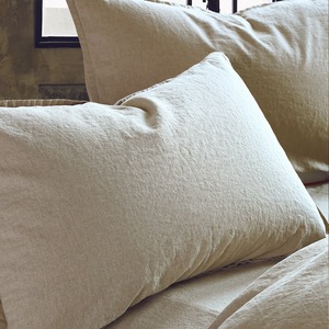 Vente en gros personnalisé 55% lin 45% coton couleur unie lin français housse de couette maison couleur unie lin <span class=keywords><strong>belge</strong></span> ensemble de literie - Product Image 4