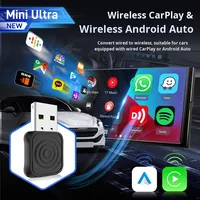 Mini Adaptador Inalámbrico para Coche Ultra Cross-border Original, PC+ABS, Conexión por Cable a Inalámbrica, Compatible con Android Auto, Hecho en China