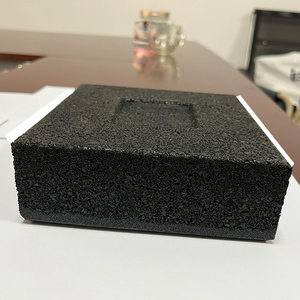Blocs insonorisants en caoutchouc, design minimaliste, isolation phonique, forme rectangulaire noire - Product Image 4