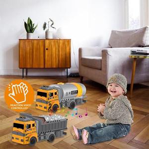 Camion benne électrique intelligent à induction tactile, jouet de véhicule d'ingénierie mécanique, camion-citerne avec lumière et musique - Product Image 4