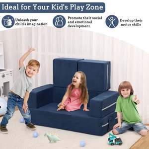 Sofá cama modular plegable para sala de juegos para niños, 3 uds., certificado por el OEKO-TEX - Product Image 4