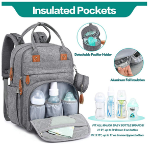 Bolsa de mamãe portátil impermeável, bolsa dobrável para bebê, cama, fralda, fralda, bolsas para maternidade - Product Image 3
