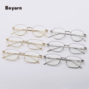 Boyarn Cut Blue Ray <span class=keywords><strong>Gafas</strong></span> de computadora Marcos de metal redondos cuadrados personalizados <span class=keywords><strong>Gafas</strong></span> de bloqueo de luz azul 2024 para hombres Mujeres Hombres - Product Image 5