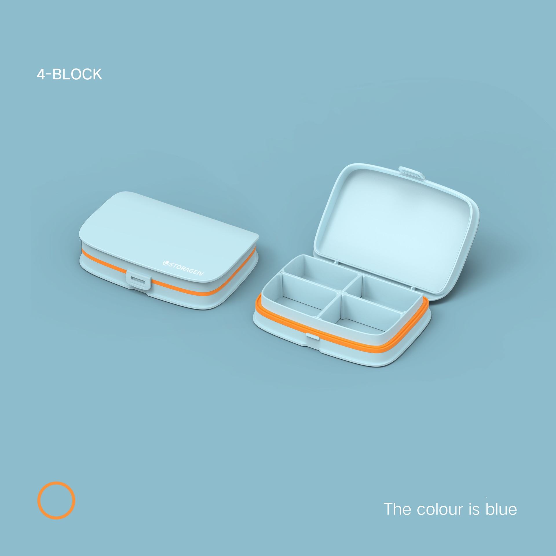 สีน้ำเงิน-4บล็อก