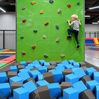 WANFENG 24PCS Cubes de mousse haute densité 5"x5"x5"-Ensemble de blocs à empiler souples pour jeux d'intérieur, parkour et sports d'action