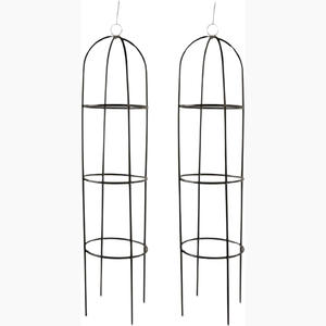 Support de plante rond <span class=keywords><strong>en</strong></span> forme de tour, treillis pour fleurs, fruits, légumes, concombre, tomate, <span class=keywords><strong>pot</strong></span> de rose, pois, haricot, lit surélevé - Product Image 1