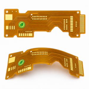 Placa FPC de Poliimida de Una Sola Capa, Superficie ENIG, Certificación RoHS, Diseño Personalizado de Fábrica OEM, Placa FPC de Poliimida de Una Sola Capa - Product Image 1