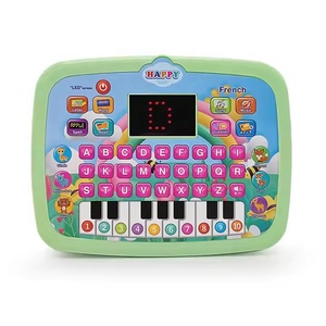 Máquinas de aprendizaje de puntos de pantalla LED francesa letras educativas palabras almohadillas de aprendizaje niños aprendizaje tableta chico tabletas para niños juguete - Product Image 3