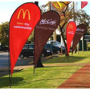 Kit de bandera de playa/pluma/lágrima publicidad exterior personalizada soporte Banner 2m 3M 4m carteles promocionales eventos de negocios <span class=keywords><strong>Oriflamme</strong></span> - Product Image 3