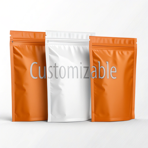 Tùy chỉnh in 100g đến 500g <span class=keywords><strong>Ziplock</strong></span> đứng lên túi cho thức ăn vật nuôi đồ ăn nhẹ cà phê kẹo cáp bao bì túi có thể tái sử dụng - Product Image 4