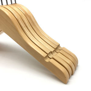 Perchas de madera para ropa, perchas para trajes y abrigos, perchas de hotel, producto nuevo, perchas de madera con logo para ropa infantil. - Product Image 5