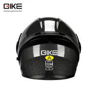 Qike fibre de carbone motif queue aile ouvert 3C casques intégraux pour hommes et femmes grande taille nouveau ABS moto cyclisme