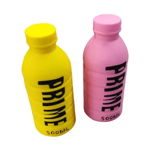 キッズパーティーブルーイエローホワイトピンクグリーンレッドはミニストレスリリーフフィジェットプライムソフトドリンクボトルスクイーズおもちゃを支持します