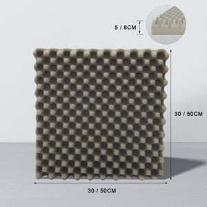 Paneles Acústicos Modernos Premium Ecológicos e Ignífugos con Textura Ondulada Negra, Divisor de Habitaciones Insonorizado <span class=keywords><strong>para</strong></span> Dormitorio o Almacén - Product Image 2