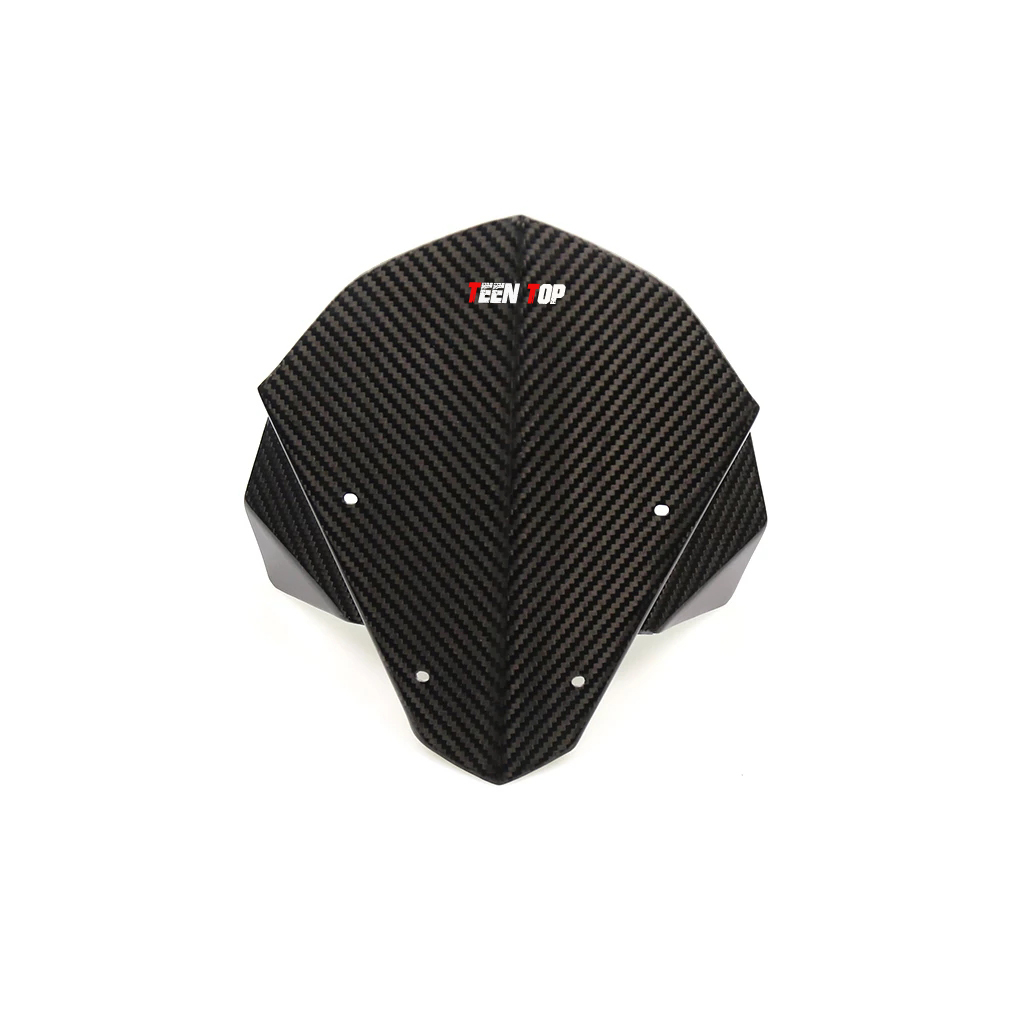 Pure carbon fiber motorcycle accessories CB650R Motorcycle Front Windshield Windscreen for CB650R 2018 2019 Wind shield Fairing