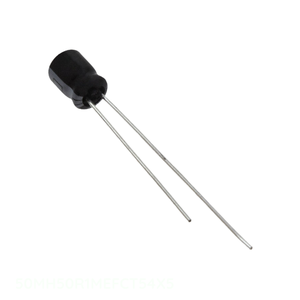 ตัวแทนจำหน่ายอย่างเป็นทางการ ตัวเก็บประจุแบบ Through Hole 0.1 uF CAP ALUM 0.1UF 20% 50V RADIAL TH 50MH50R1MEFCT54X5 - Product Image 1