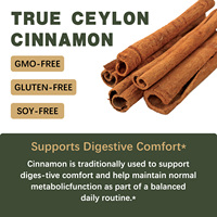 Extrait de cannelle de Ceylan 600mg en gélules molles avec huile MCT - Complément alimentaire pour le confort digestif et le soutien antioxydant