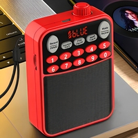 Radio FM numérique portable avec écran et lampe de poche, alimentée par batterie rechargeable, utilisation extérieure puissante, sortie 3W pour 5.0