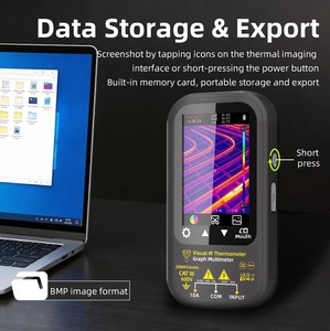 SH6 320320 เครื่องถ่ายภาพความร้อนอินฟราเรดและมัลติมิเตอร์แบบดิจิตอล 2-in-1 การวัดข้อมูล การบันทึกข้อมูล ภาพหน้าจอ จีนแผ่นดินใหญ่ - Product Image 2