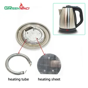 Davinci stainless steel kettle skd/ckd materials parts electric kettles spare parts heating plate skd ckd