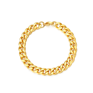 Pulsera de eslabones cubanos de plata 925 para hombre al por mayor, chapada en oro vintage, joyería hip hop, accesorio de estilo urbano para fiesta - Product Image 5