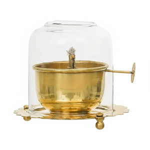 New Arrival <b>Oil</b> <b>Lamp</b> High on Demand Brass <b>Oil</b> <b>Lamp</b> For Home Decorative and Festive Decor Use Eco-Friendly Tabletop Decor - Product Image 1