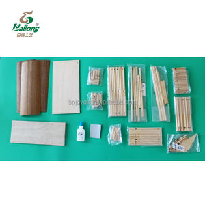 Kinder Educatief Diy Hout Ambachtelijke Model Miniatuur Gepolijst Blokhut Huis Cadeau Voor Jonge Creatievelingen - Product Image 4