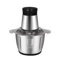 Hete verkoop elektrische keuken multifunctionele duurzame roestvrijstalen vleesmolen 2L capaciteit babyvoeding salade groente
