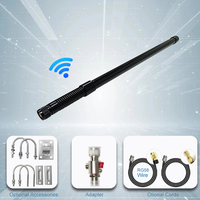 Antenne en fibre de verre double fréquence WIFI 2.4G 5.8G 5150-5850MHz avec protection UV et ressort