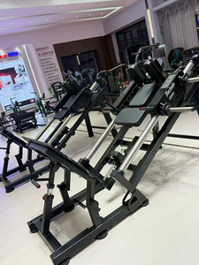 Máquina <span class=keywords><strong>de</strong></span> Sentadillas Hack LD01, Prensa <span class=keywords><strong>de</strong></span> Piernas <span class=keywords><strong>de</strong></span> Acero Resistente para Gimnasio, Equipo para Glúteos, Cuádriceps y Brazos, Ajustable para Gimnasio/Estudio/Hogar - Product Image 2
