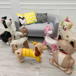 Ballons de fête d'anniversaire pour chien, motifs de races variées, y compris <span class=keywords><strong>Caniche</strong></span>, Teckel, Berger, Bouledogue, <span class=keywords><strong>Labrador</strong></span>, pour les propriétaires d'animaux - Product Image 6
